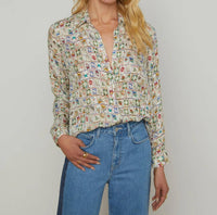 L'Agence - Nina Silk Blouse