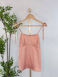 Naked Zebra - Women's Soft Focus Tie-strap Cami