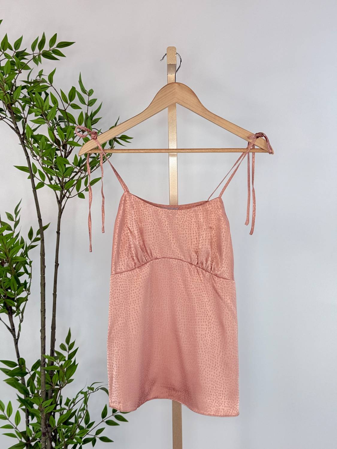 Naked Zebra - Women's Soft Focus Tie-strap Cami