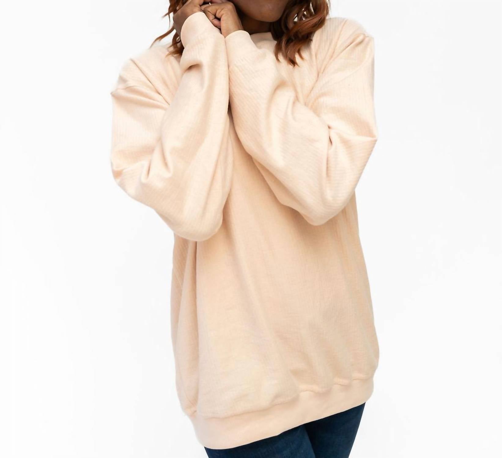 Laree + Co. - Women's Corded Sweatshirt