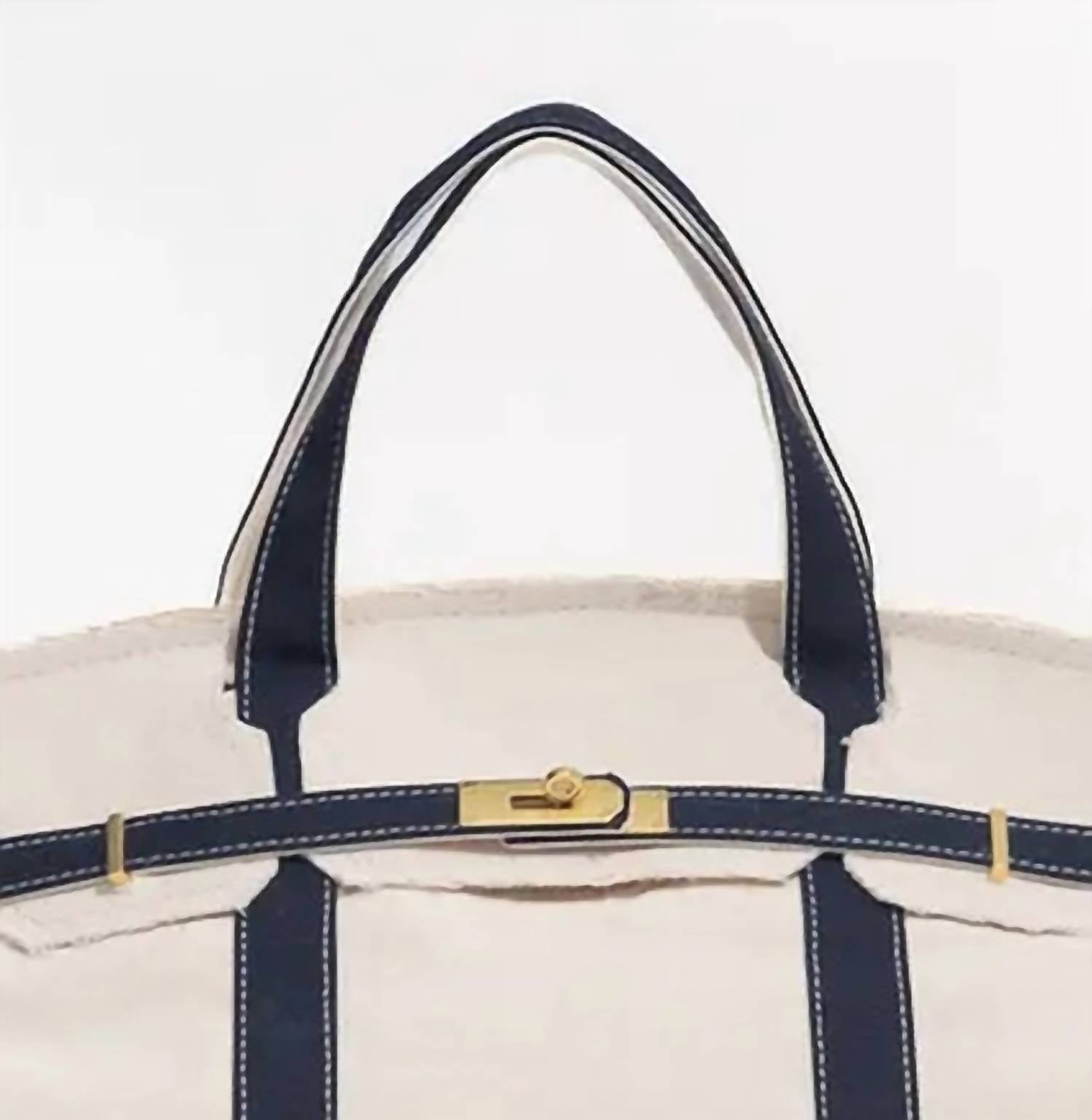 Boatkin - Canvas Tote Bag With Trim