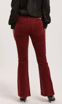 Dear John Denim - Rosa Mid-rise Velvet Pants