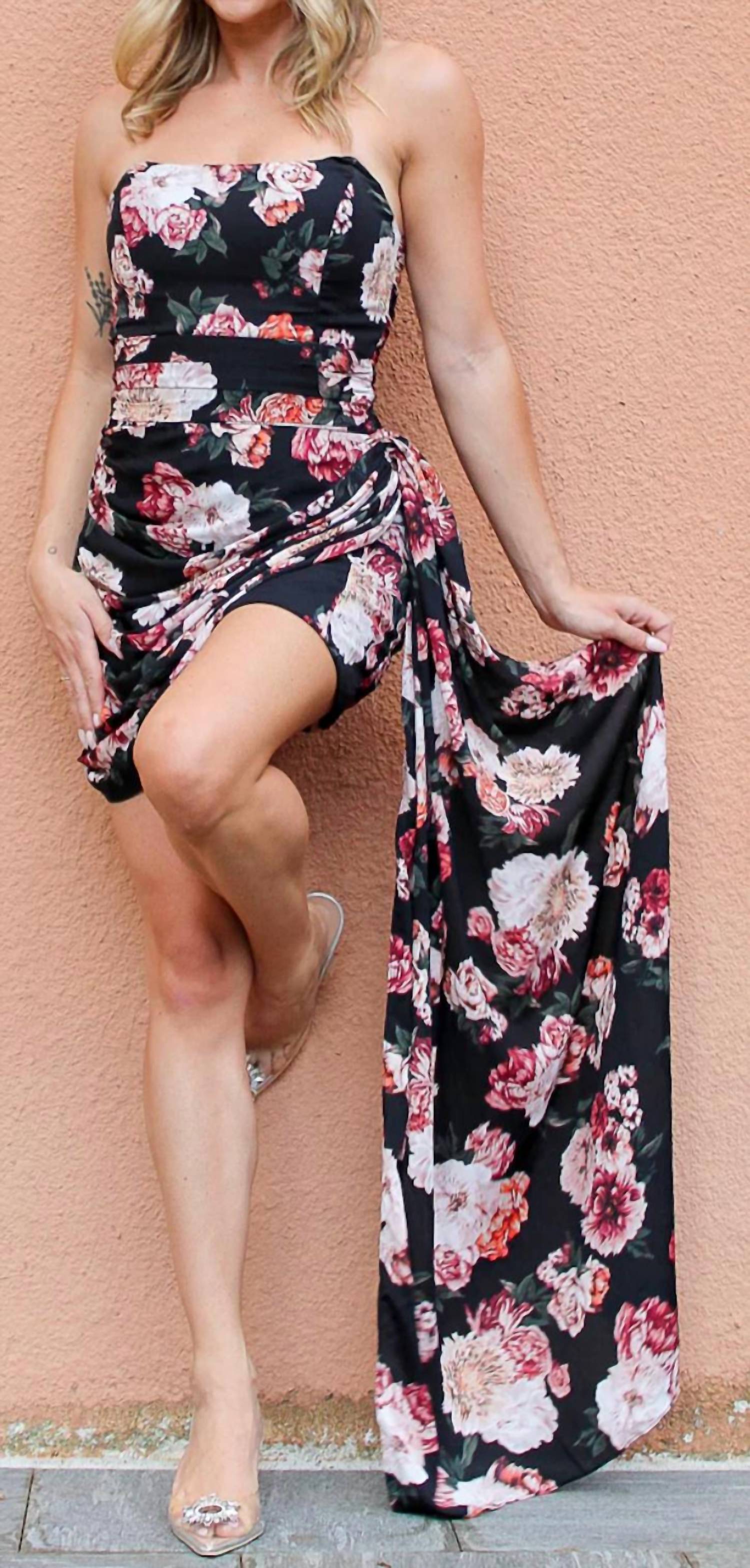 Buddylove - Zeus Draped Side Mini Dress
