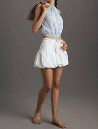 Blanknyc - Bubble Denim Skirt