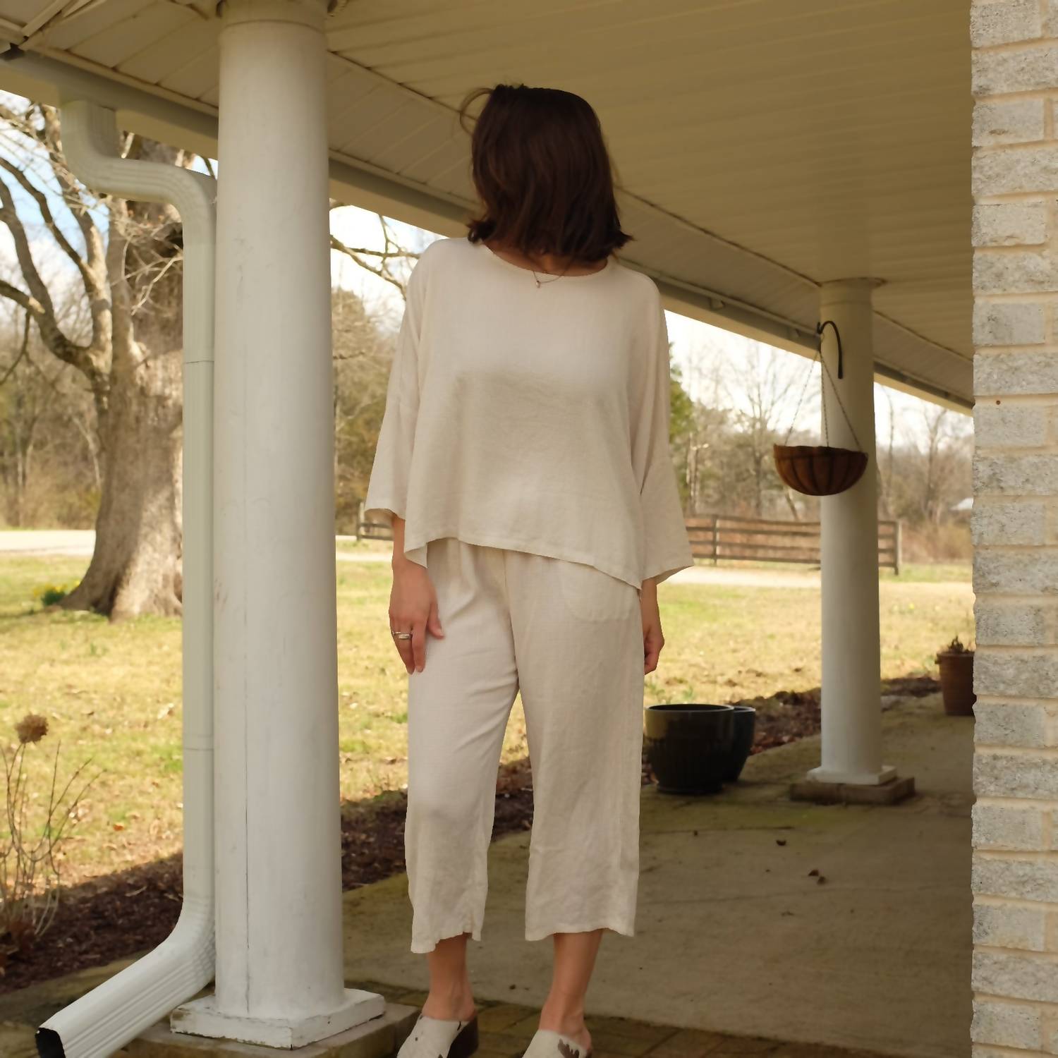 Cut Loose - Easy Crop Wide Leg Pants