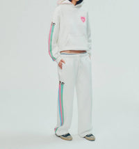 Madhappy Powerpuff Girls Straight Leg Sweatpant in white - women's pants