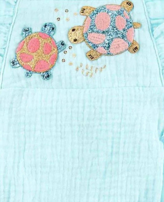 Mudpie - Girls Glitter Turtle Bubble