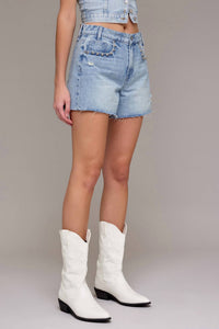 Hidden - Pearl Embellished Shorts
