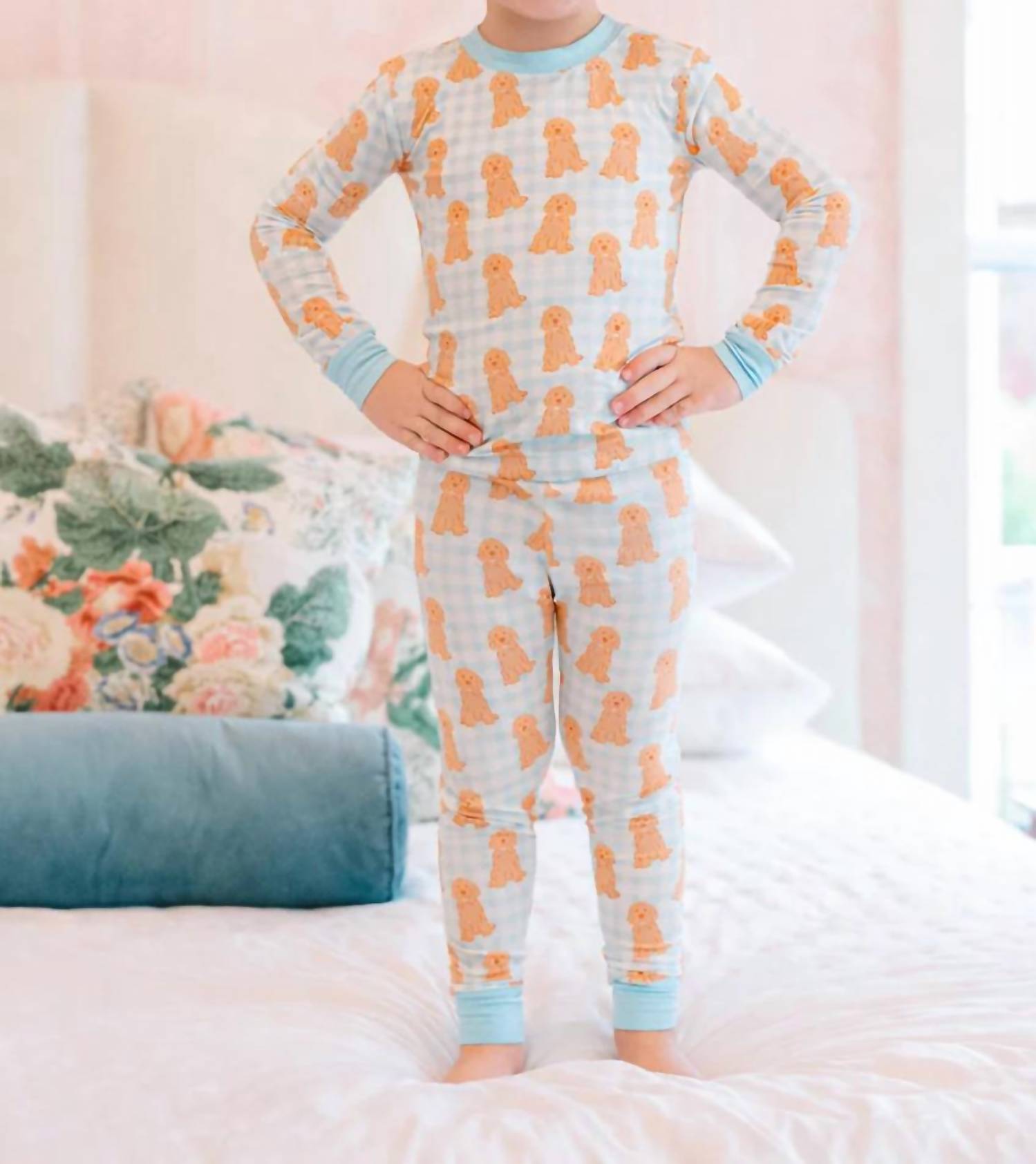 Poppy Kids Co. - Kid's Goldendoodle Pajama Set