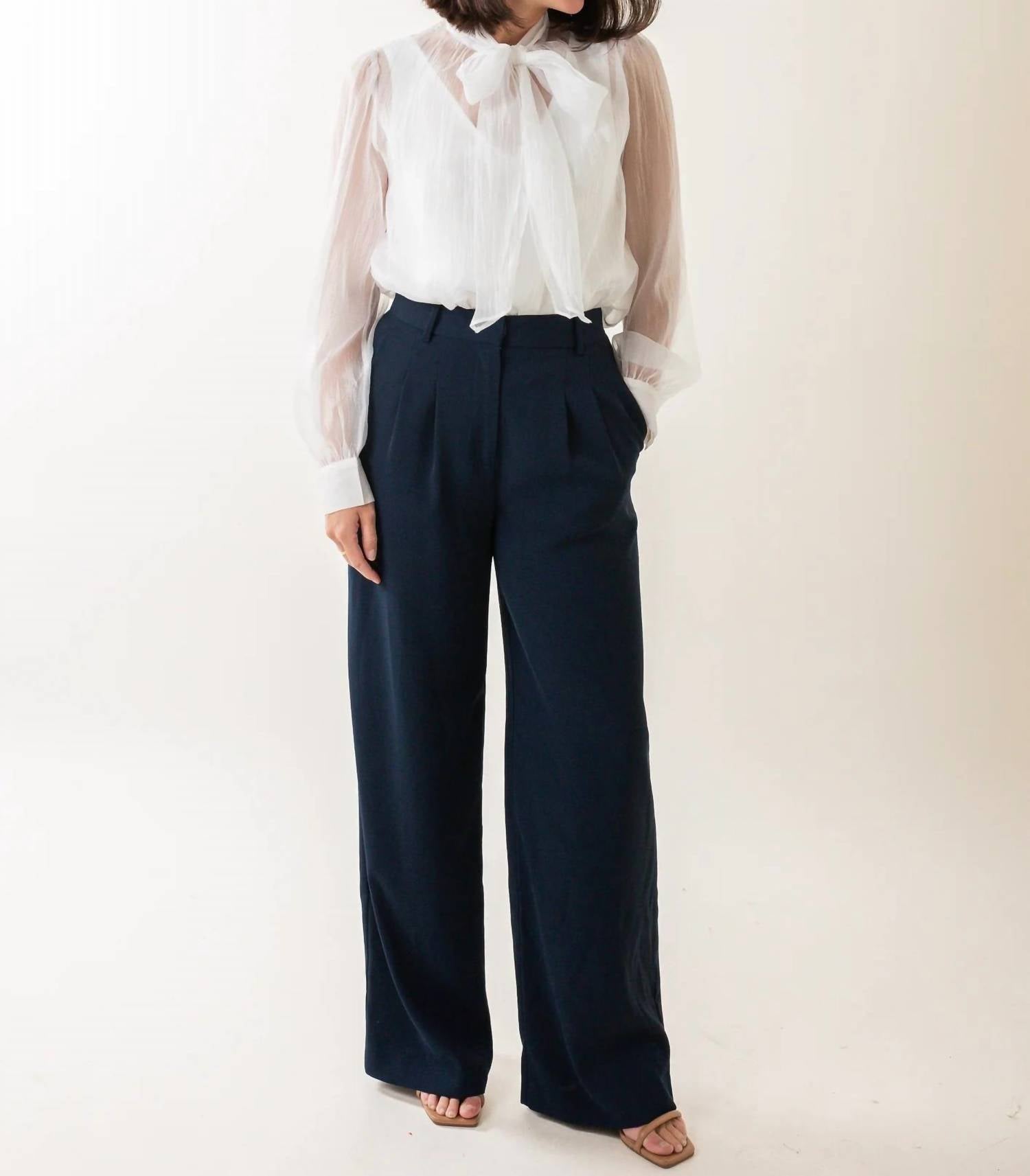 Lucy Paris - Natasia Sheer Blouse