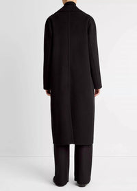 Vince - Wool-blend Double-breasted Long Coat