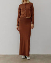 All : Row - Dane Knit Maxi Skirt