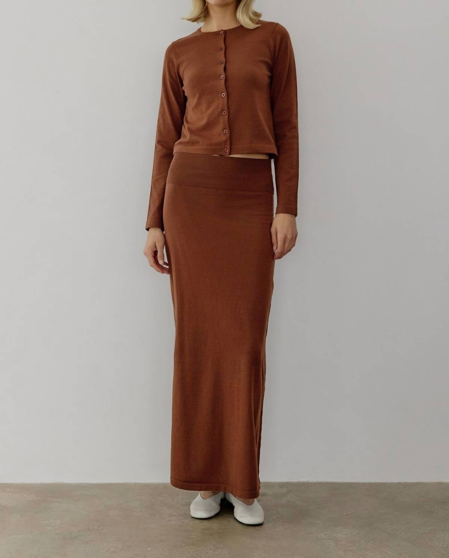 All : Row - Dane Knit Maxi Skirt