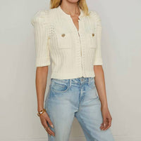 L'Agence - Delilah Cropped Cardigan