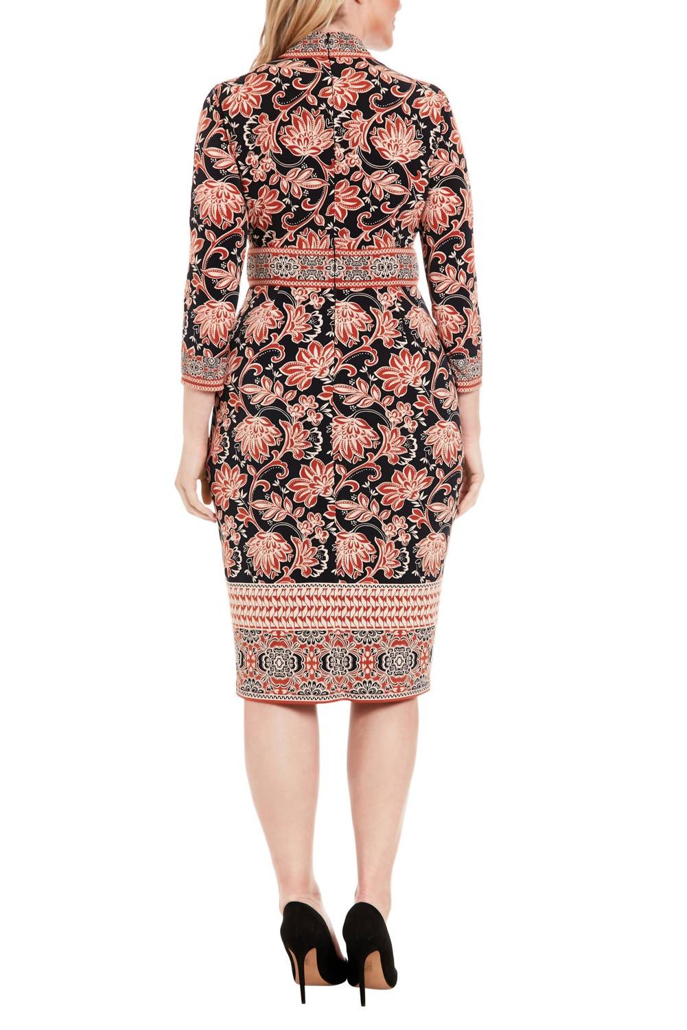 London Times - Floral Paisley Sheath Dress