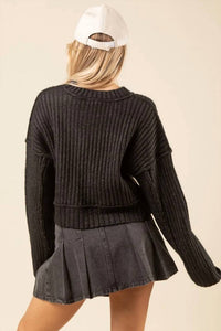 Very J - Ribbed Knit Sweater Pullover