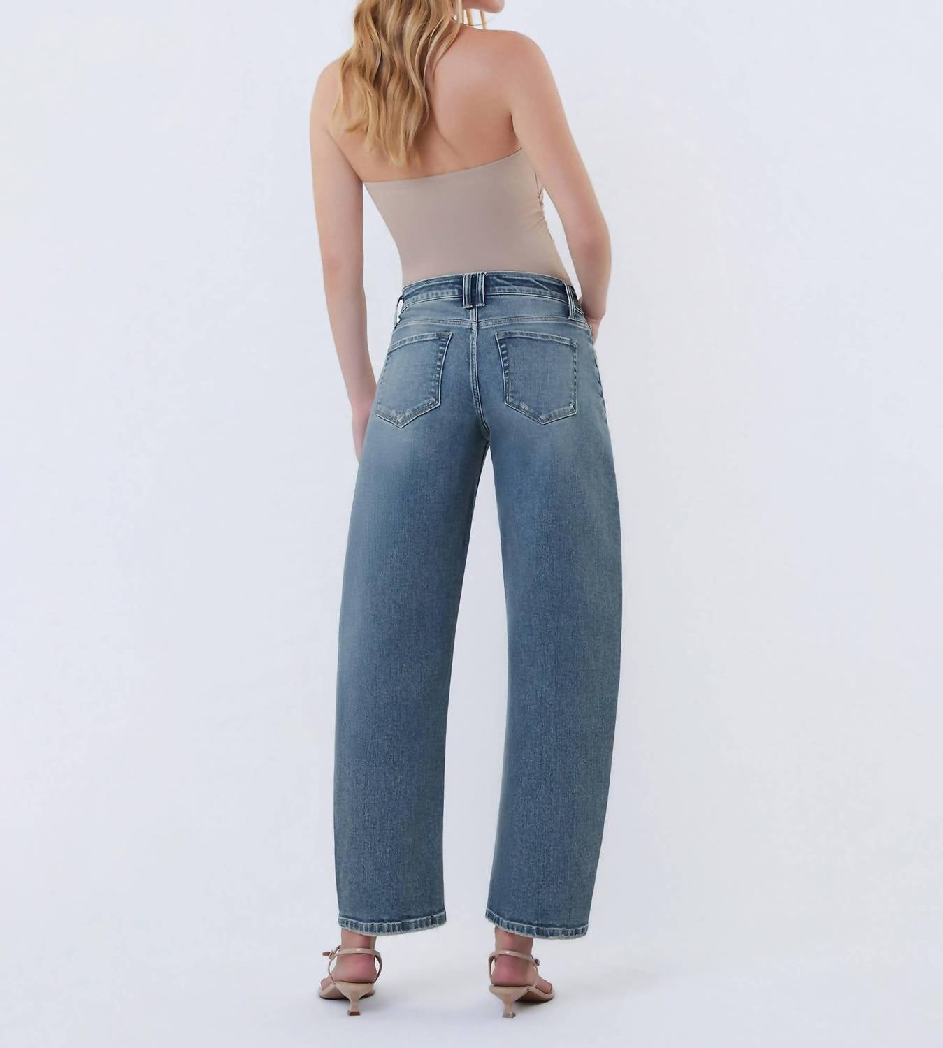 Flying Monkey - High Rise Slim Barrel Jeans