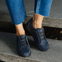 Samuel Hubbard Women's Featherlight Marin Gore-laces Shoes in navy - women's sneaker - alternate view