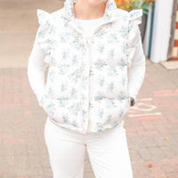 Very J - Women's Floral Vest