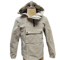 Michael Kors - Crinkled Woven Hoodie Cargo Jacket