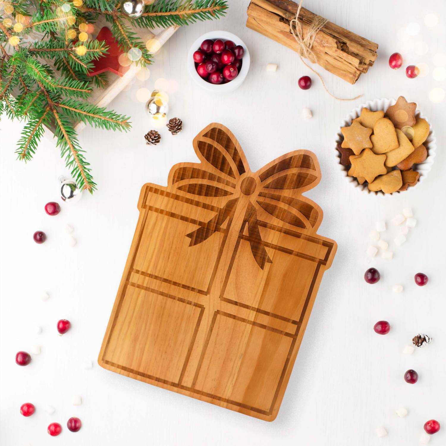 Creative Gifts International - Gift Box Wood Board - 11.25" x 15"