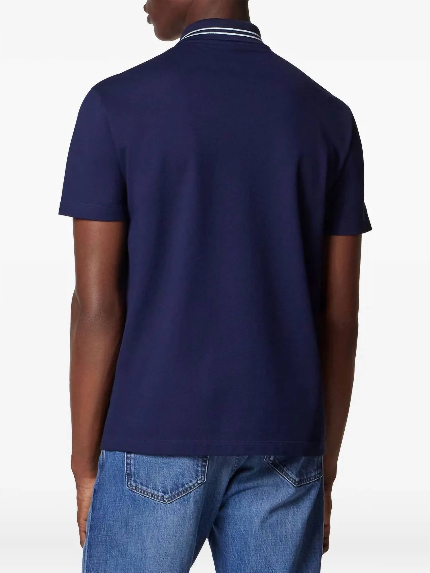 Versace - Embroidered Cotton Polo Shirt