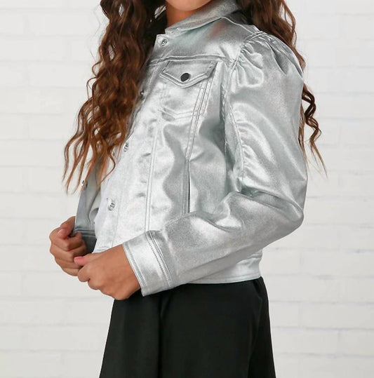 Mia - Girl's Pleather Jacket