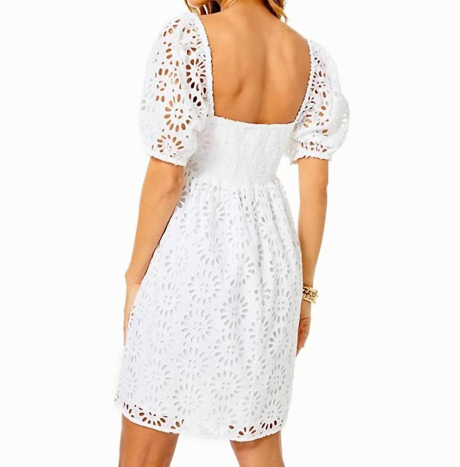 Lilly Pulitzer - Kay Short Sleeve Eyelet Dress