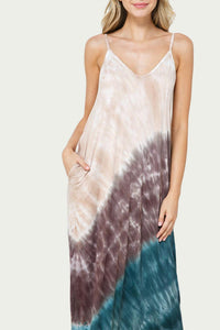 Bloidy - Tie Dyed Stretch Modal Jersey Maxi Dress