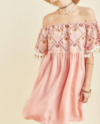 Entro - Wildflower Off The Shoulder Dress