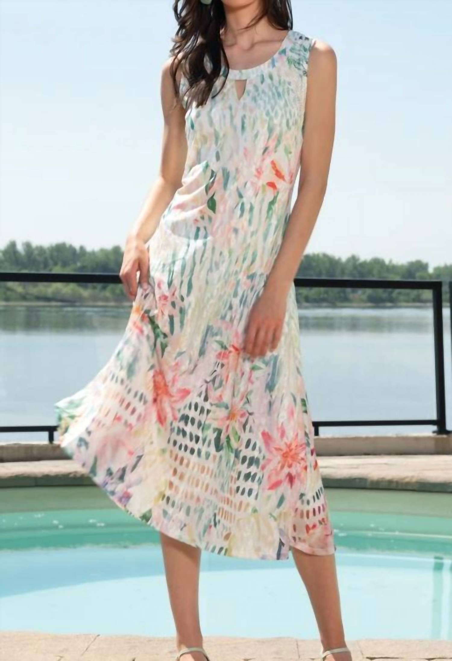 Alison Sheri - Print Midi Dress