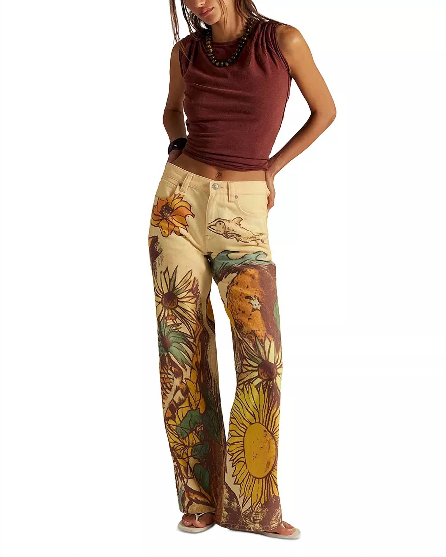 Free People - Tinsley printed Jeans
