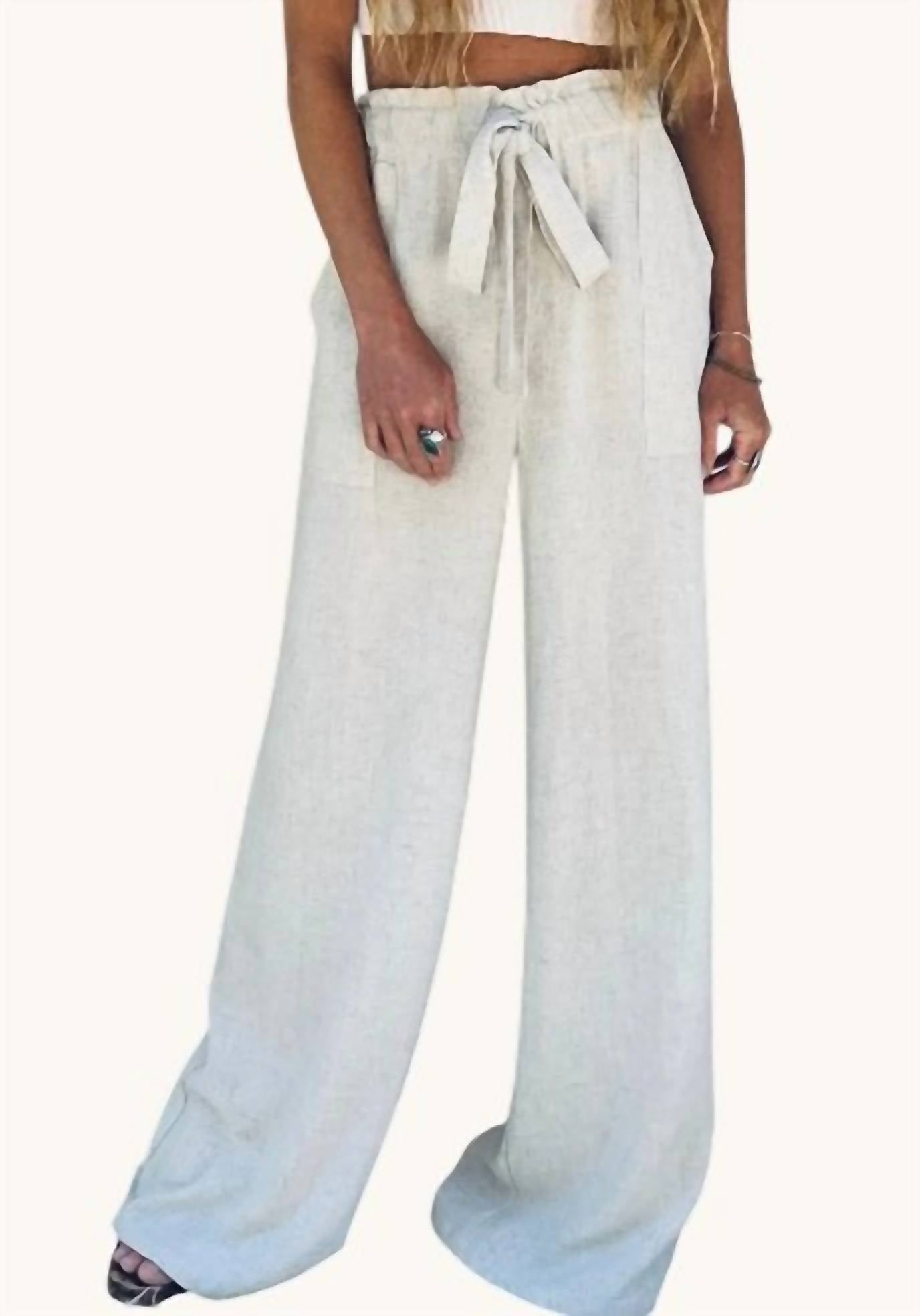 Tysa - High-waisted Travel Pant
