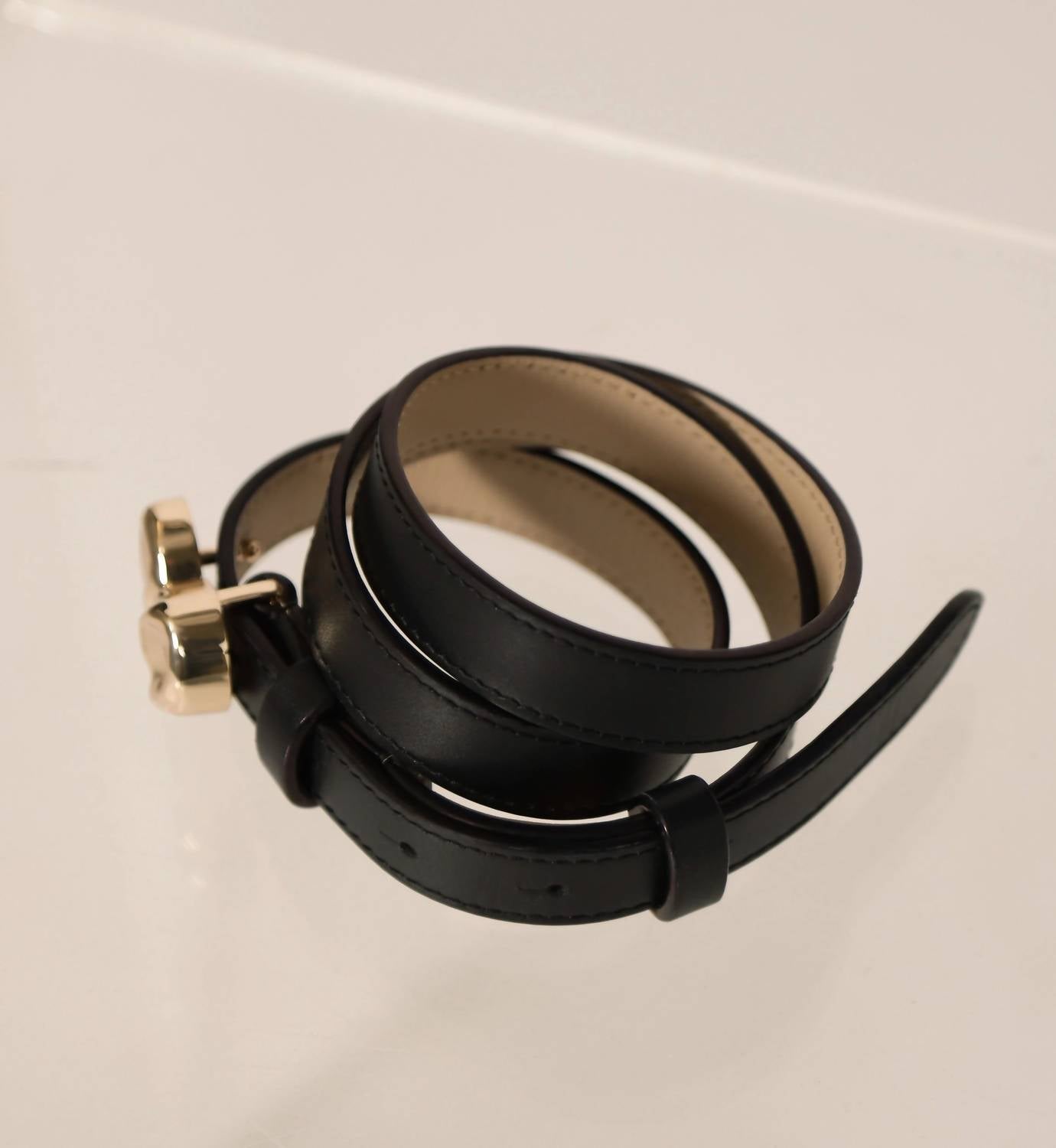 Cleobella Women's Corazon Belt in black gold - women's accessory - detail view