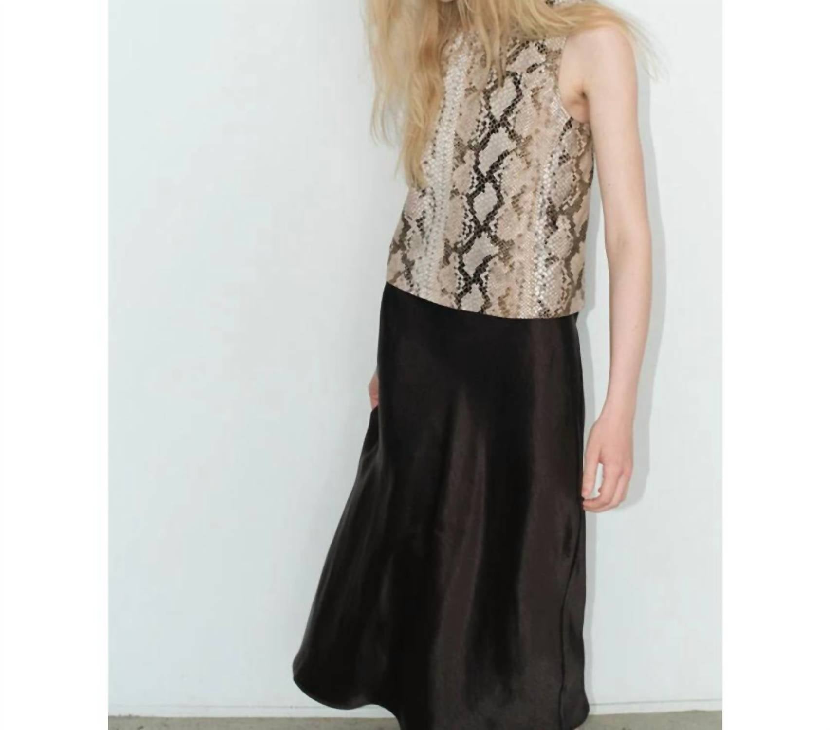 Melissa Nepton - Troy Snake Print Top