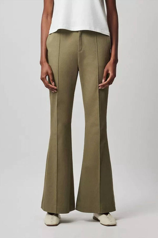 Atm - Washed Cotton Twill Flare Pant