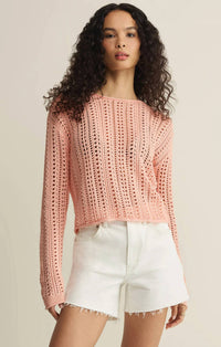 Z Supply - Upland Crochet Sweater Top