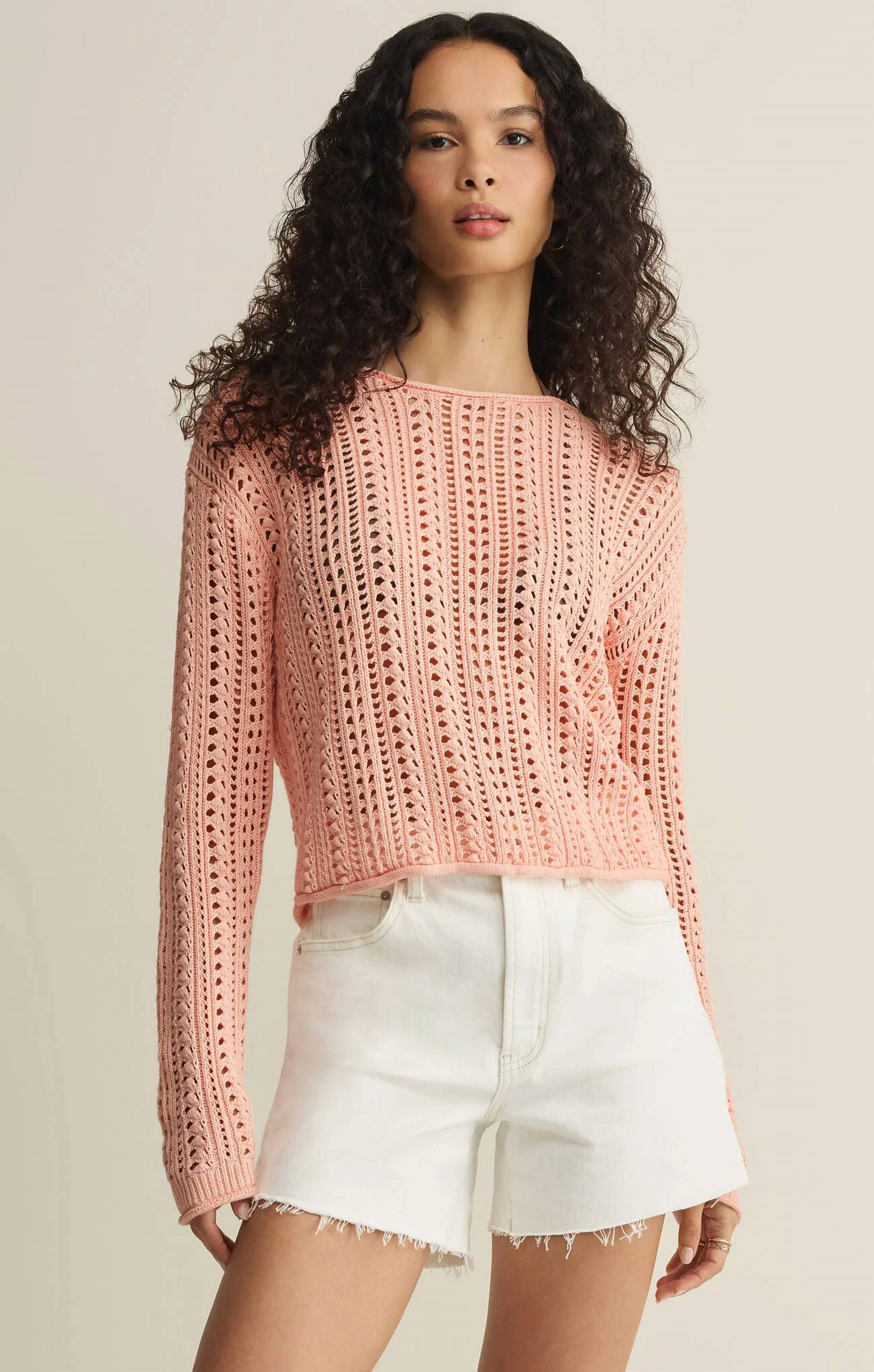 Z Supply - Upland Crochet Sweater Top
