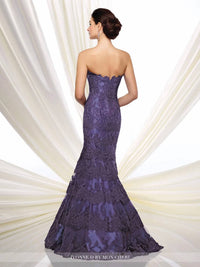 Social Occasions By Mon Cheri - Formal Long Purple Gown