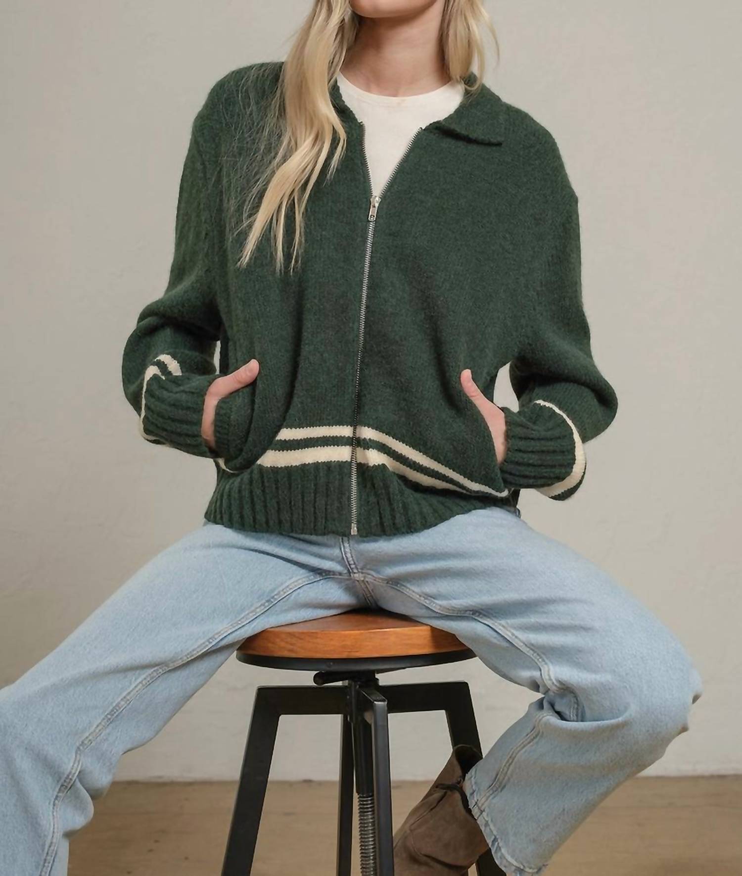 Raisonnel - Elowen Knit Zip-up Jacket
