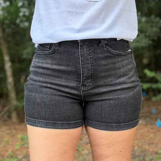 Judy Blue - High Waisted Tummy Control Denim Shorts