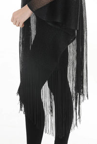 Joseph Ribkoff - Fringe Open Stitch Longline Cover-up
