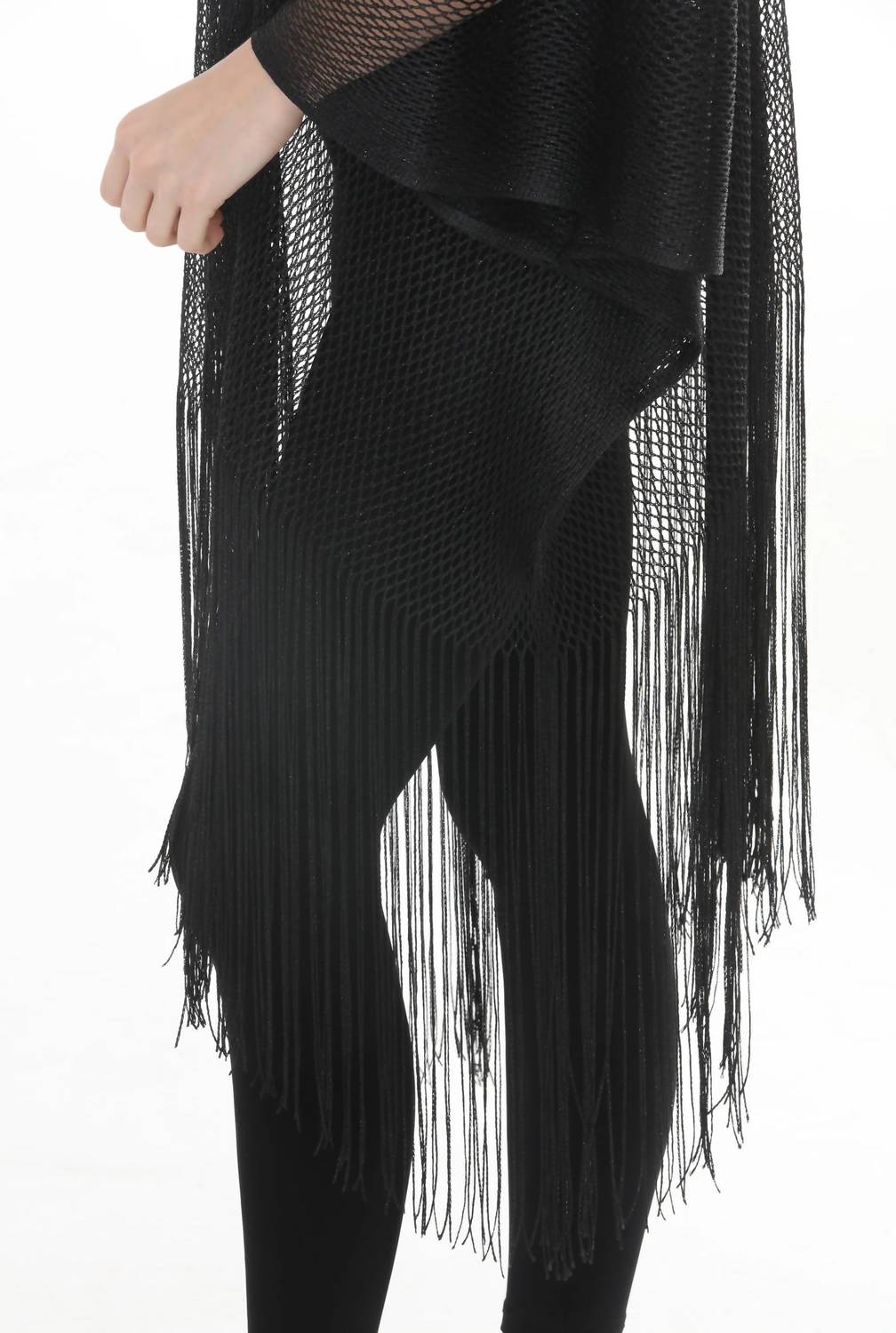 Joseph Ribkoff - Fringe Open Stitch Longline Cover-up