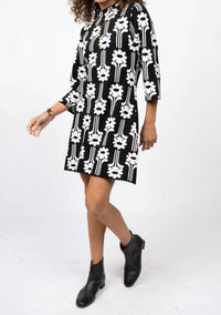 Ivy Jane - Power Flower Knit Mini Dress