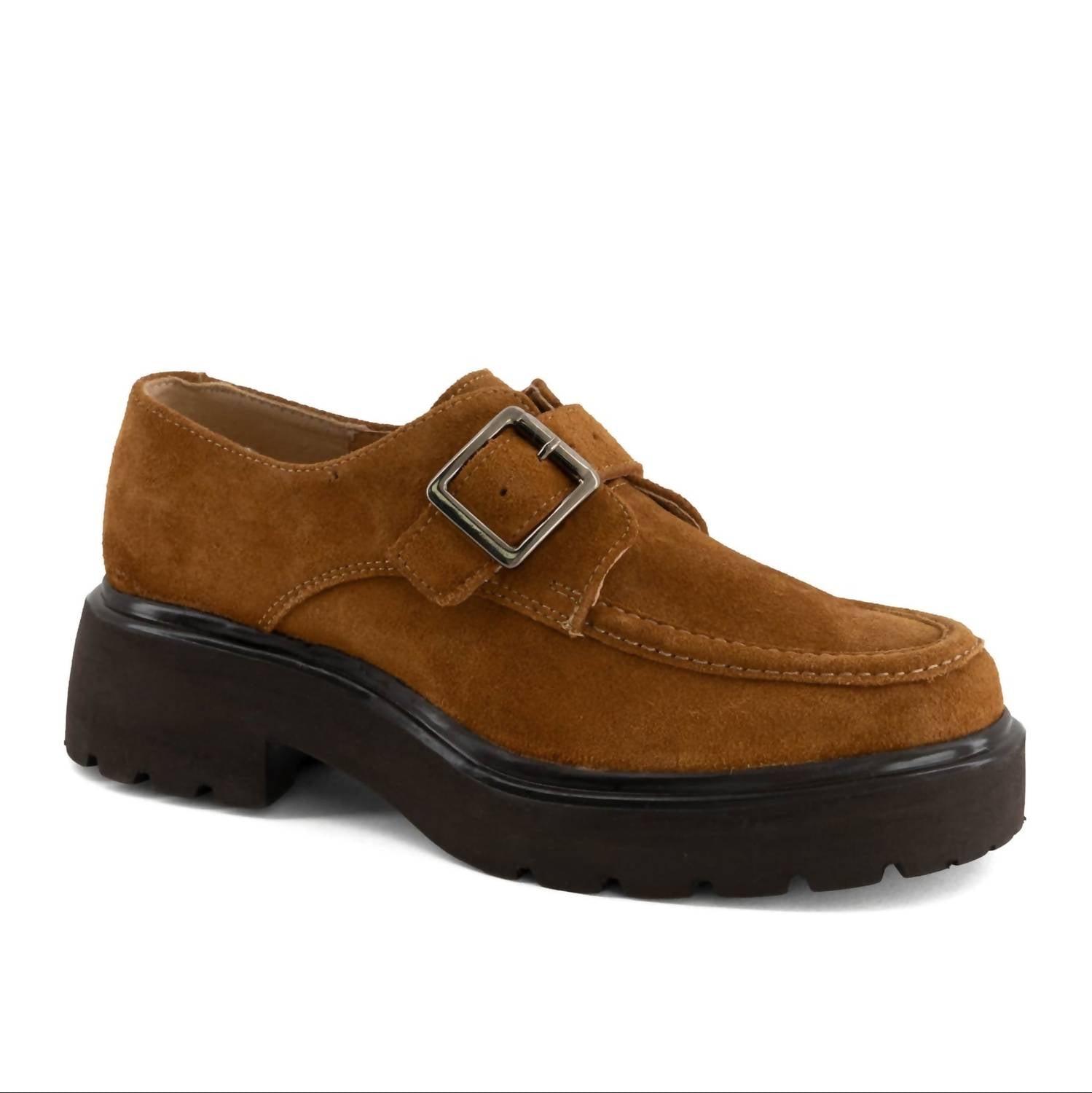 Andrea Women's Platform Loafer in honey - women's flats