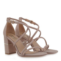 Exe Women's Helen Heeled Sandals in light gold - women's sandal - view 4