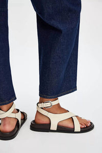 Free People - Women's Anya Crisscross Footbed Sandals