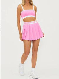 Beach Riot Irina Mini Skirt in prism pink - women's skirt - view 6
