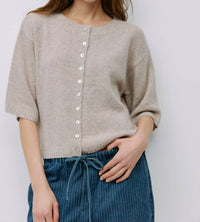Mod Ref - Stacey Button-Front Knit Cardigan