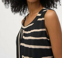 Joseph Ribkoff - Silky Knit Geometric Print Sleeveless Top